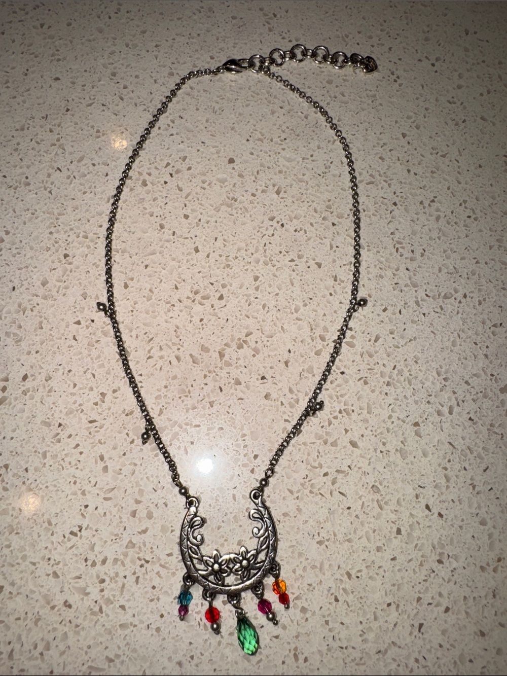 Brighton Bali Collection Crescent Moon Necklace